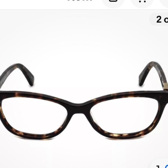 Kate Spade Women'sEyeglasses Amelinda 086Tortoise Cat Eye Frame 140 - Picture 2 of 11